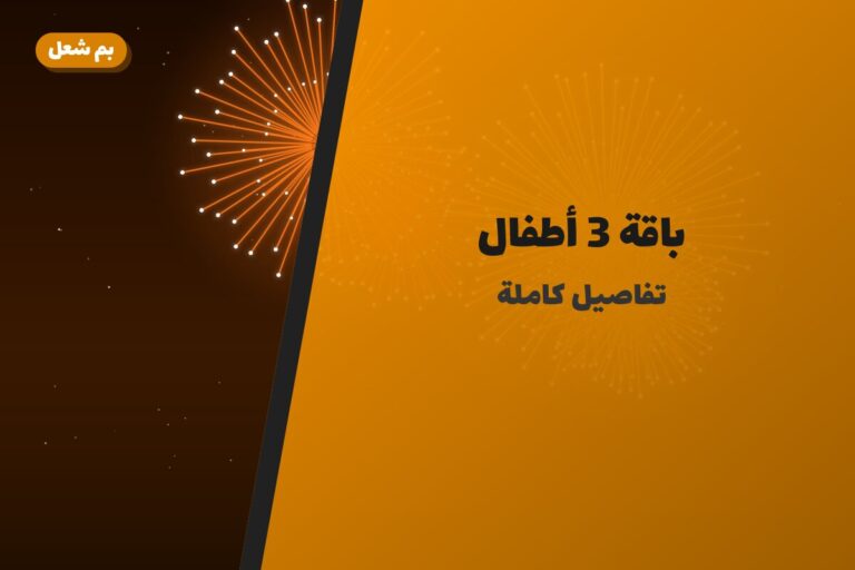 باقة 3 أطفال: السعر والمواصفات الكاملة